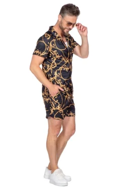 Festival Outfit Goud Zwart