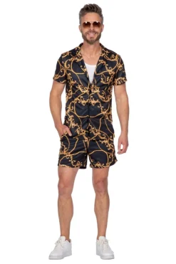 Festival Outfit Goud Zwart