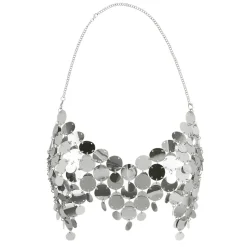 Festival Top Zilver Dames Pailletten