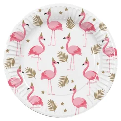 Flamingo Borden Papier 23cm 10st
