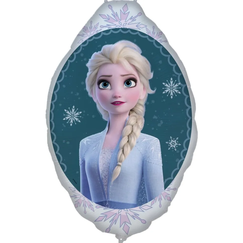 Frozen Helium Ballon Elsa Leeg 90cm