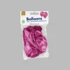 Fuchsia Ballonnen Metallic 30cm 10st