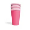 Fuchsia Bekers Papier 210ml 14st