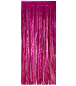 Fuchsia Deurgordijn Folie 2,4m