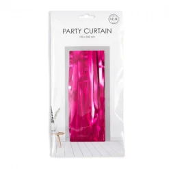 Fuchsia Deurgordijn Folie 2,4m