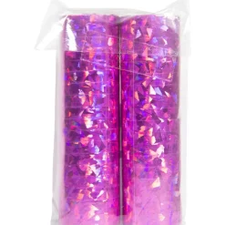 Fuchsia Serpentines Holografisch 4m 18 ringen 2st