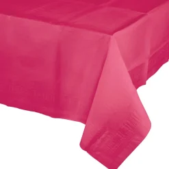 Fuchsia Tafelkleed Plastic 2,74m