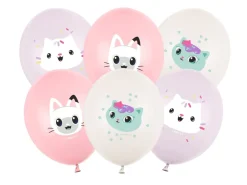 Gabby'S Dollhouse Ballonnen Gekleurd 30cm 6st