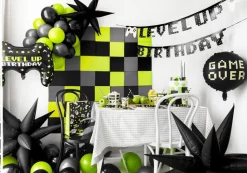 Gaming Party Banner Level Up Birthday 2,5m