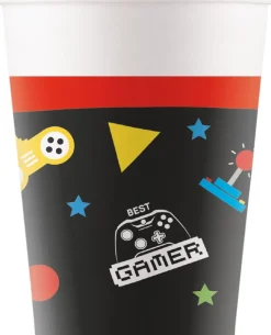 Gaming Party Bekers 8st