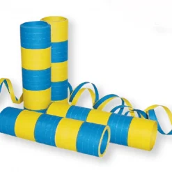 Geel Blauw Serpentine 4m 20 ringen