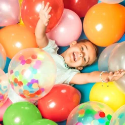 Gekleurde Ballonnen Confetti 30cm 5st