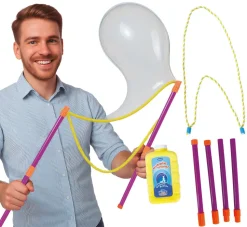 Gekleurde Bellenblaas Stok 6 delig