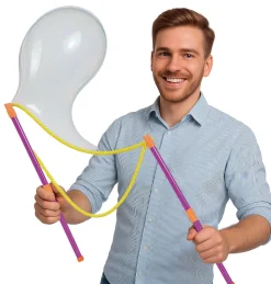 Gekleurde Bellenblaas Stok 6 delig