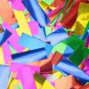 Gekleurde Confetti Kanon Folie Metallic 60cm