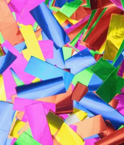 Gekleurde Confetti Kanon Folie Metallic 60cm