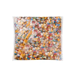 Gekleurde Confetti Zak 100gr
