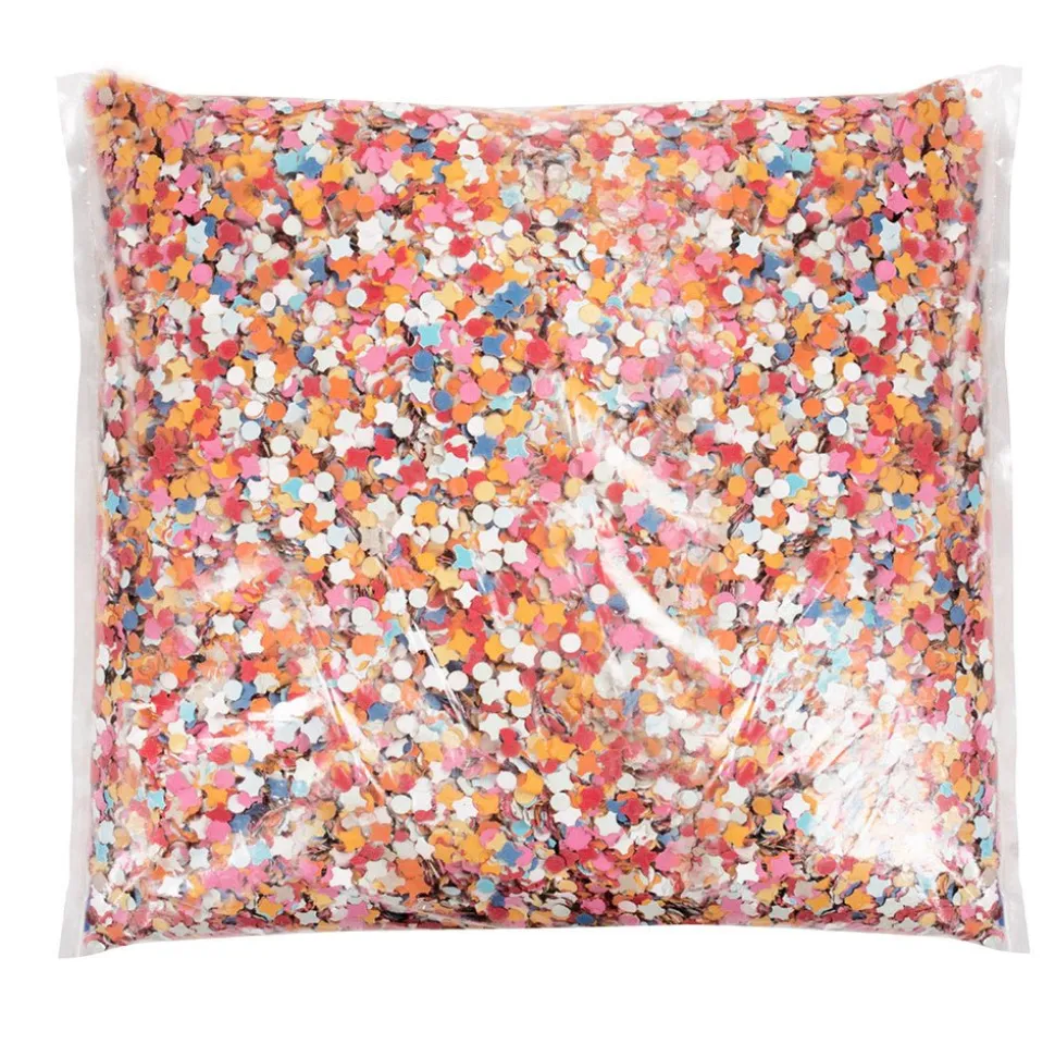 Gekleurde Confetti Zak 1kg