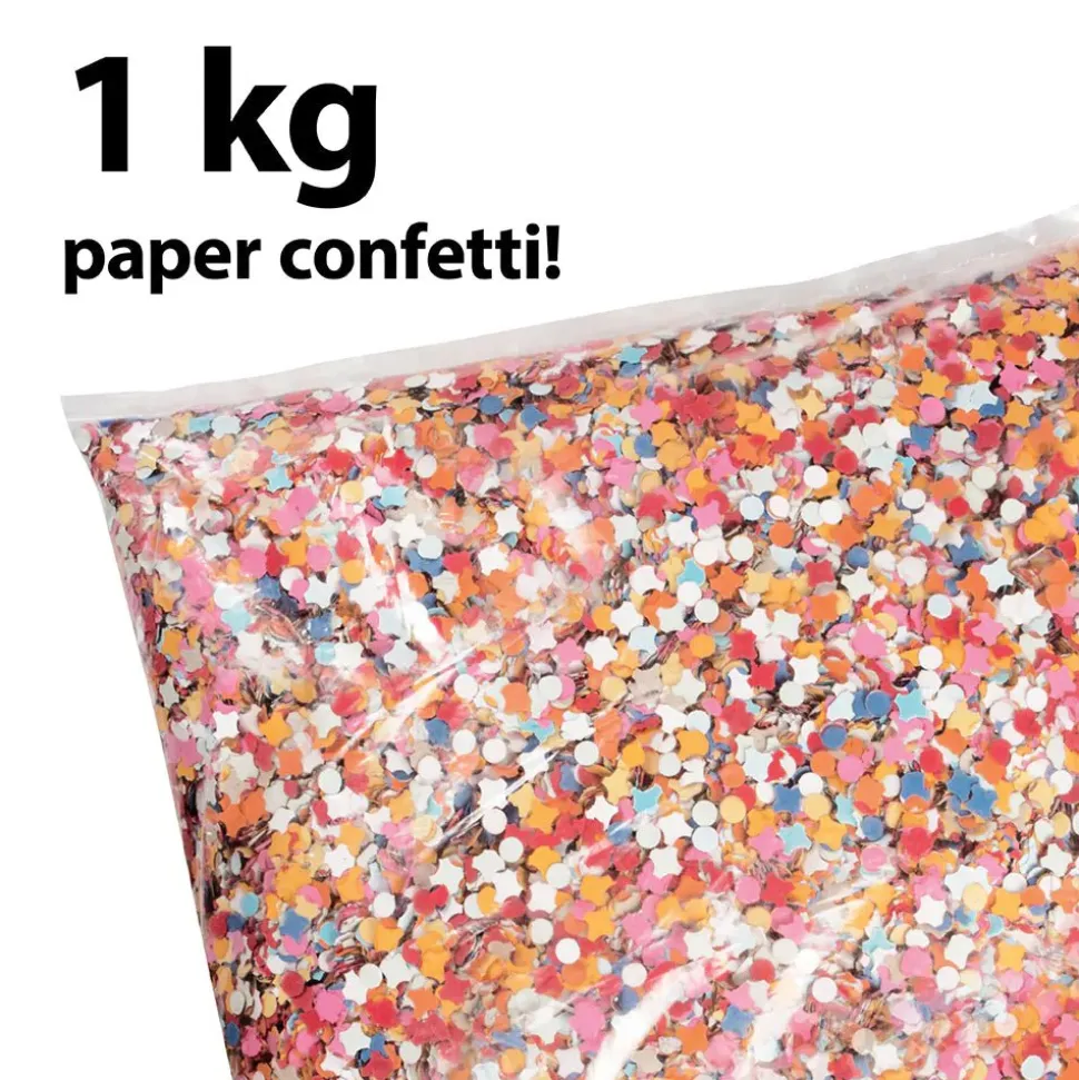 Gekleurde Confetti Zak 1kg