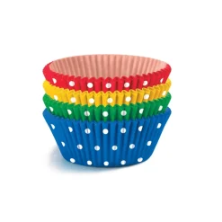 Gekleurde Cupcake Vormpjes 4,5cm 40st