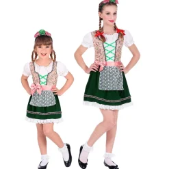 Gekleurde Dirndl Jurk Oktoberfest Meisje