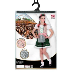 Gekleurde Dirndl Jurk Oktoberfest Meisje