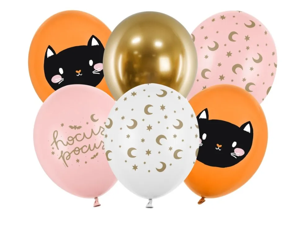 Gekleurde Halloween Ballonnen 30cm 50st