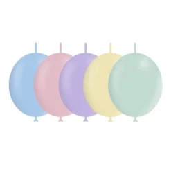 Gekleurde Knoopballonnen 15cm 100st