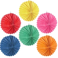Gekleurde Lampionnen Ballon 22cm 12st