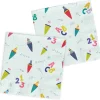 Gekleurde Servetten Schulanfang 33cm 20st