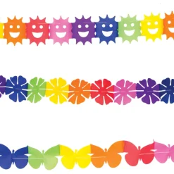 Gekleurde Slinger Papier Set 2m 3 delig