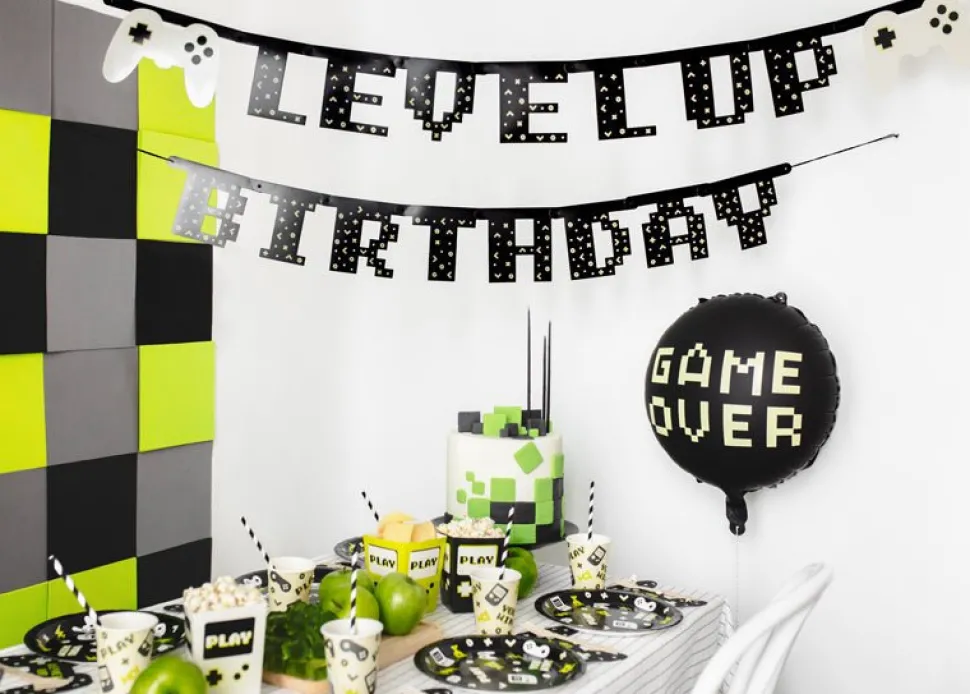 Gekleurde Snackbakje Gaming 6st