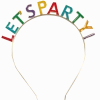 Gekleurde Tiara Lets Party