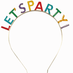 Gekleurde Tiara Lets Party