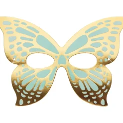 Gekleurde Vlinder Maskers 19cm 8st