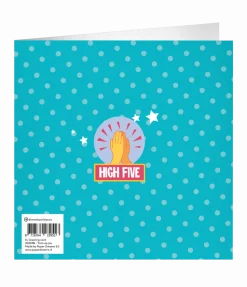 Gekleurde Wenskaart Topper 23cm