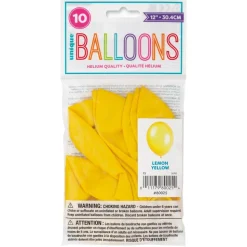 Gele Ballonnen Lemon 30cm 10st