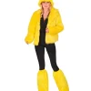 Gele Beenwarmers Pluche