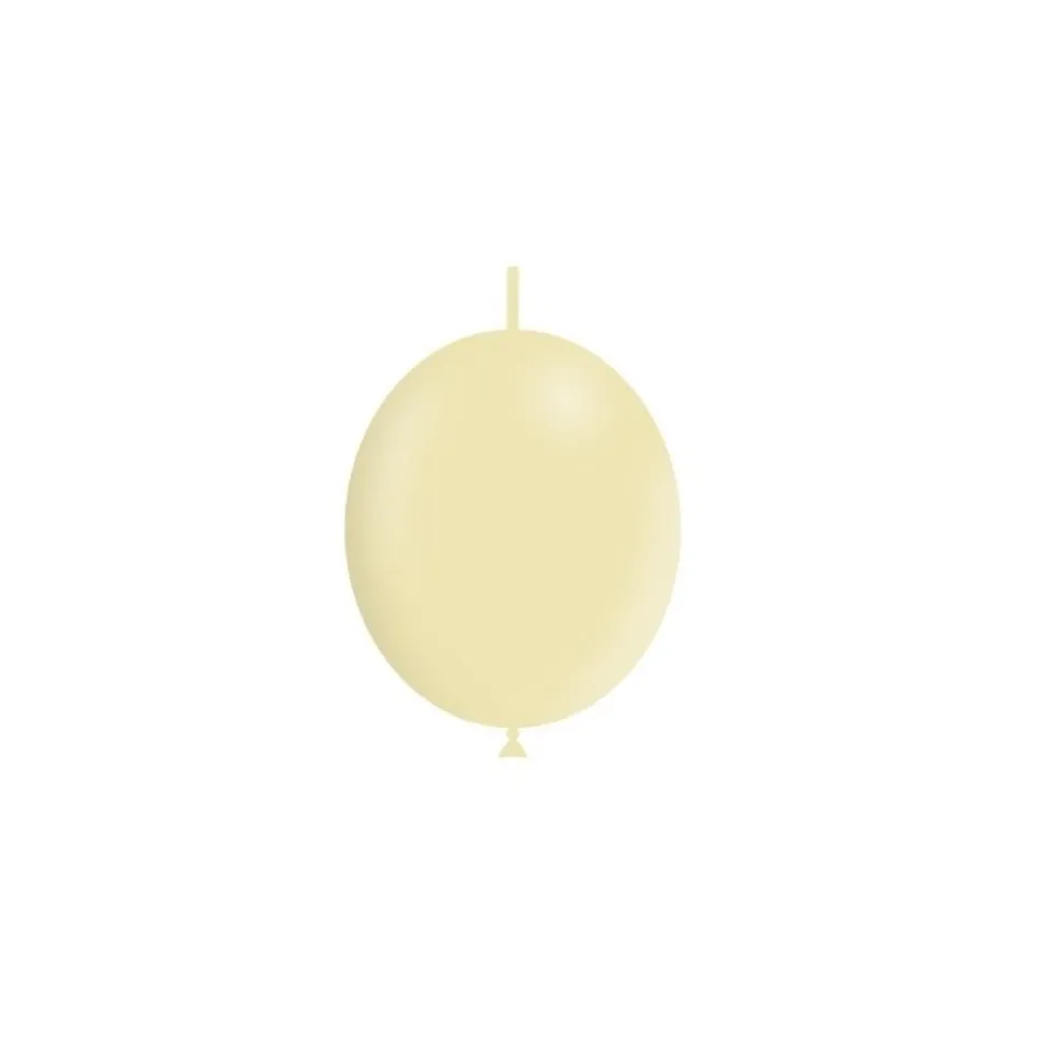 Gele Knoopballonnen 15cm 100st
