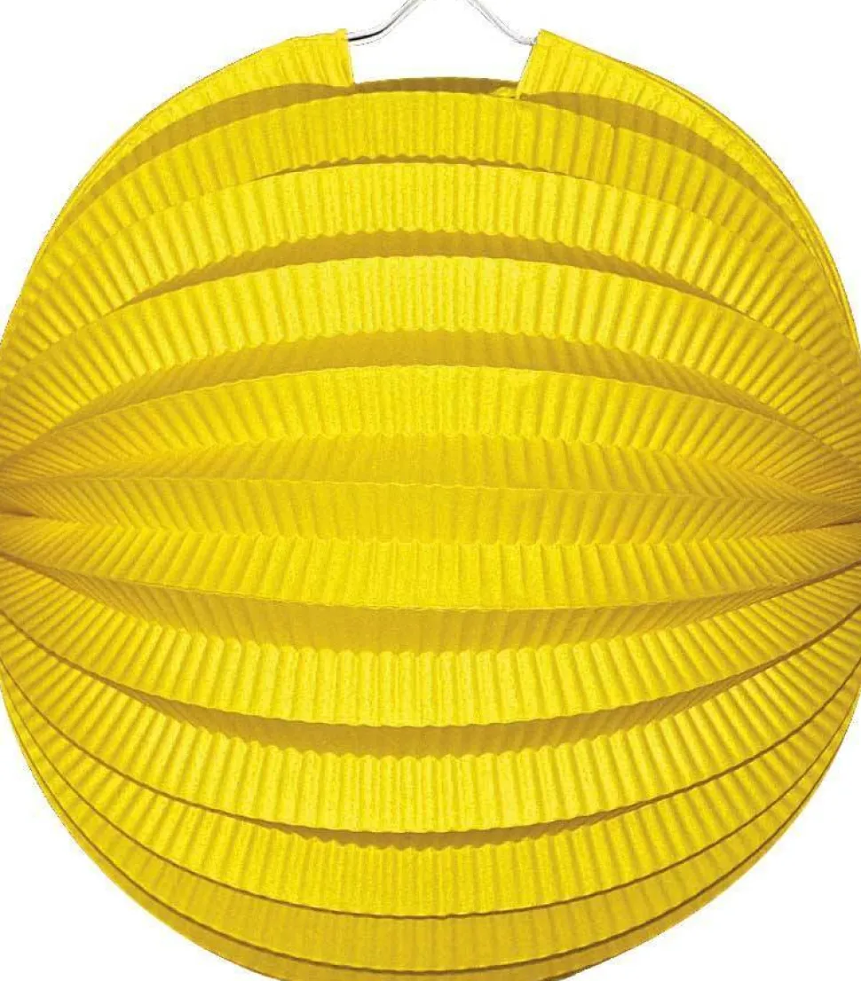 Gele Lampion Bol 23cm