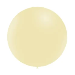 Gele Reuze Ballon Pastel 60cm