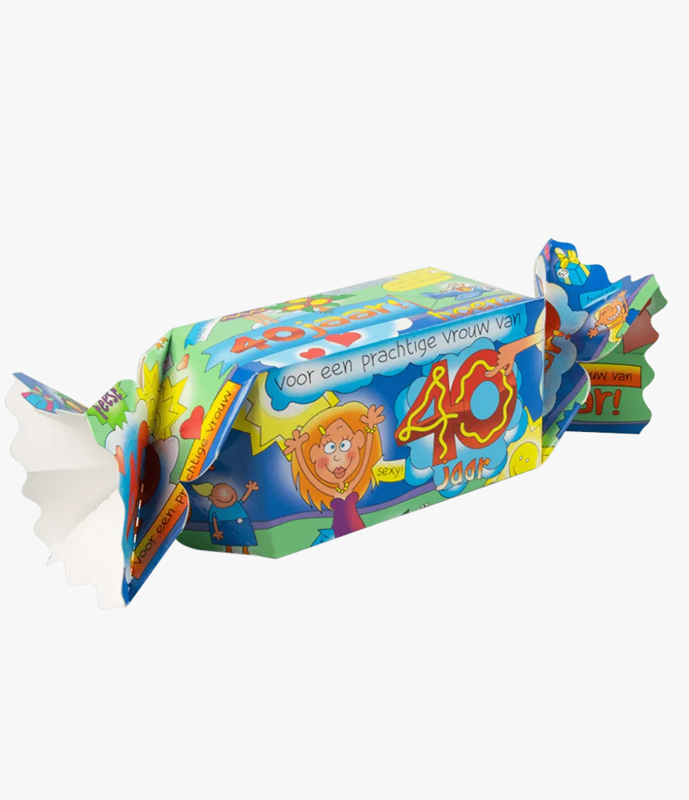 Geschenkdoosje 40 Jaar Vrouw 26cm