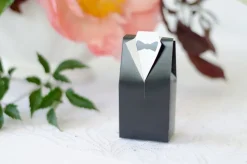 Geschenkdoosjes Bruidegom 9,5cm 10st