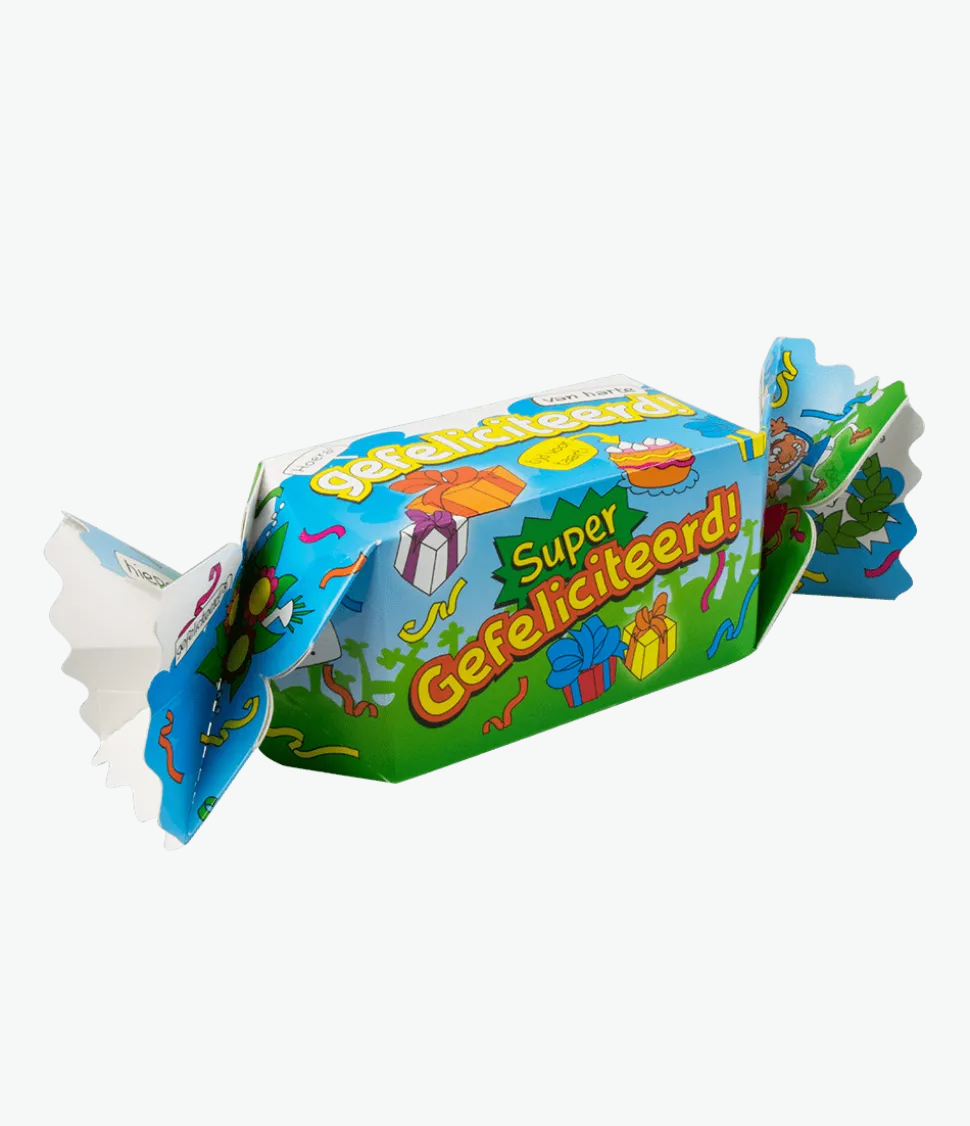 Geschenkdoosje Super Gefeliciteerd 26cm