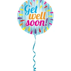 Get Well Soon Folie Ballon Leeg 45cm