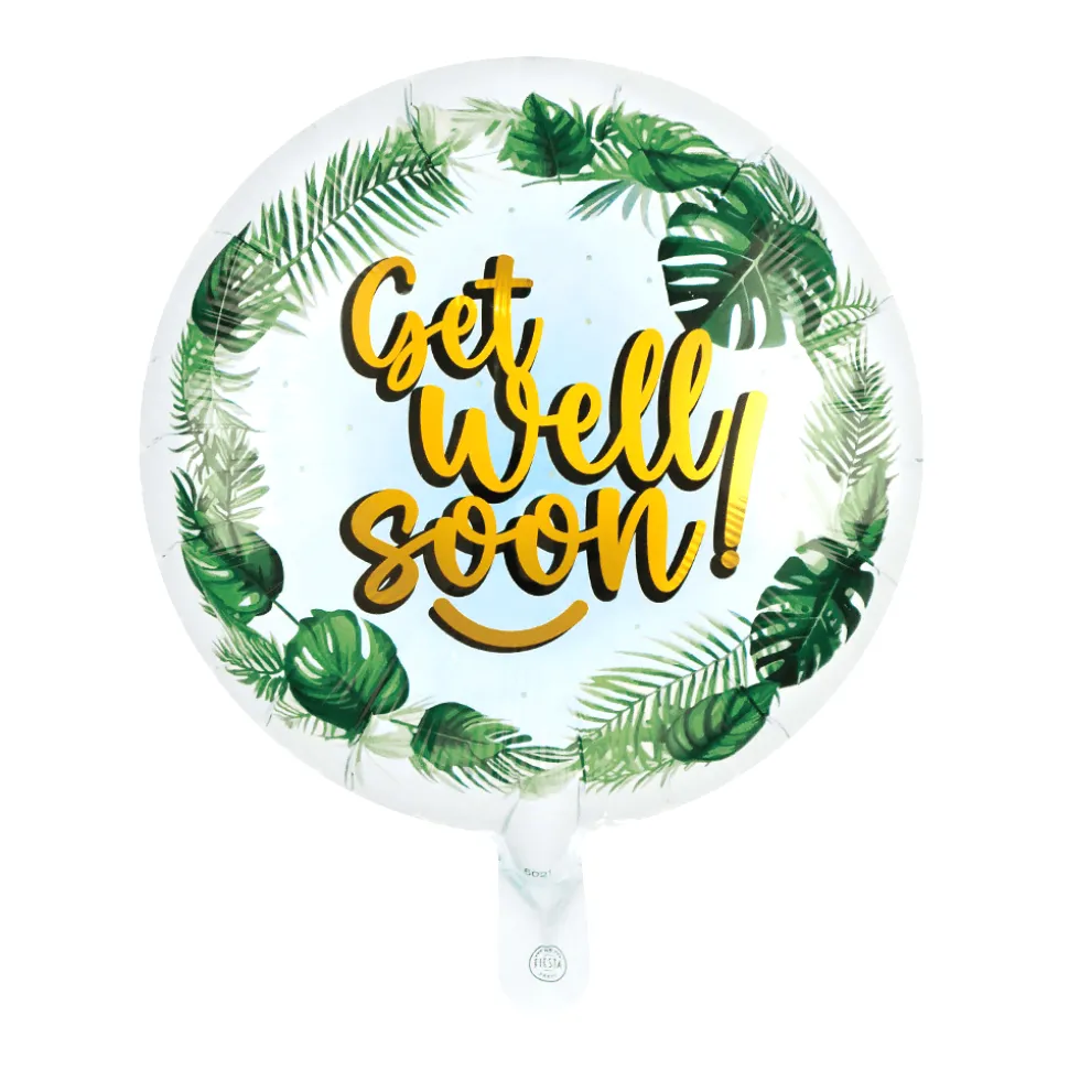 Get Well Soon Helium Ballon Leeg 45cm