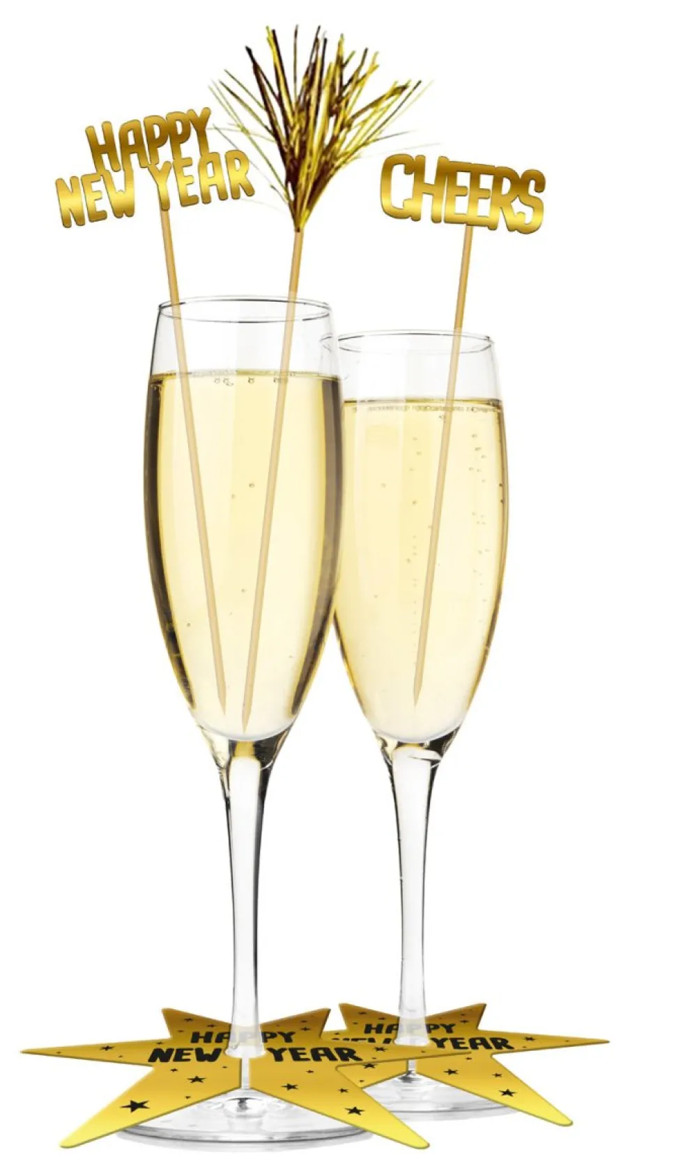 Glasmarkers Happy New Year 12 delig