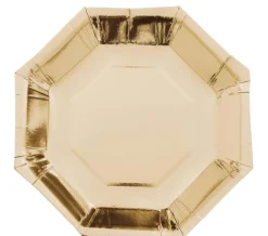 Gouden Borden Papier 23cm 6st