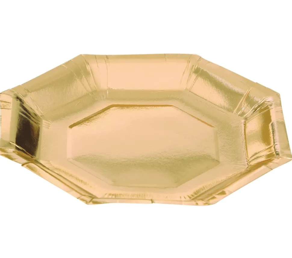 Gouden Borden Papier 23cm 6st