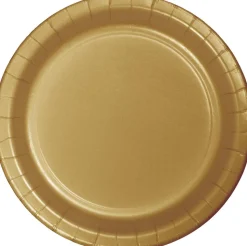 Gouden Borden Parelmoer 23cm 8st